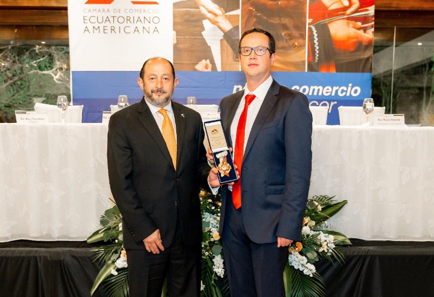 Produbanco recibe reconocimiento por parte de la Camara de Comercio Ecuatoriana Alemana de Cuenca